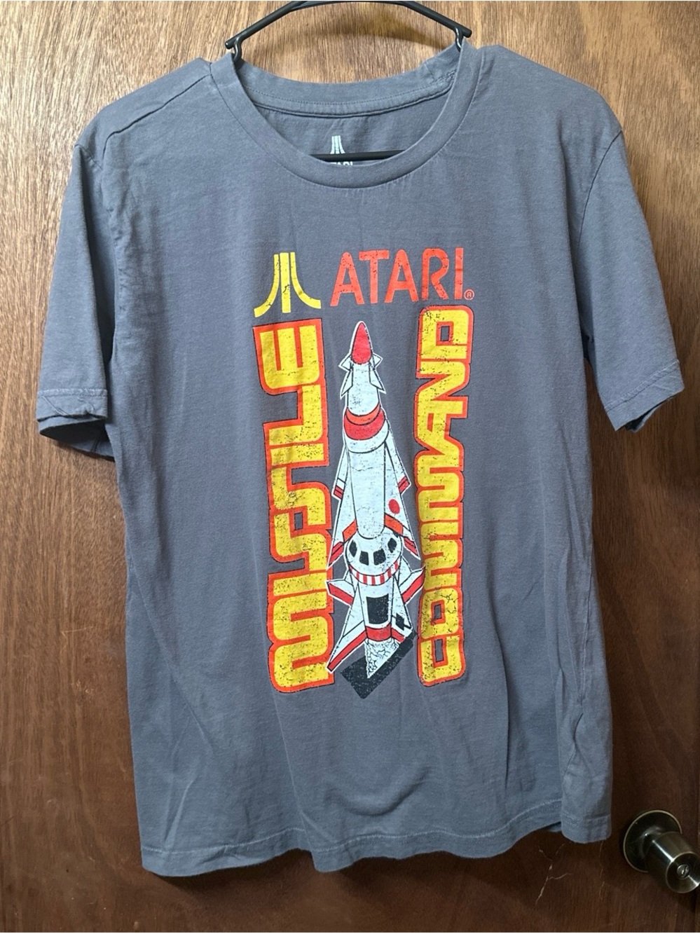 Atari Men's Missile Command Graphic Tee - Gray